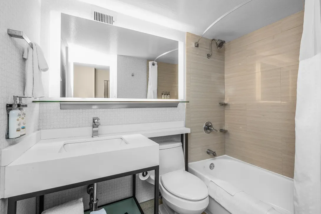 Standard Bathroom with a bathtub